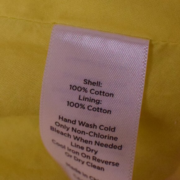 Talbots Women's Floral Eyelet Fit & Flare Summer Dress Preppy Patchwork Coquette - Picture 9 of 9